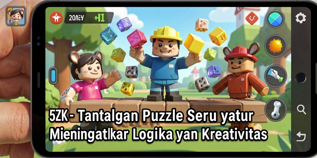 Tampilan gameplay 5ZK yang menantang dan memikat.
