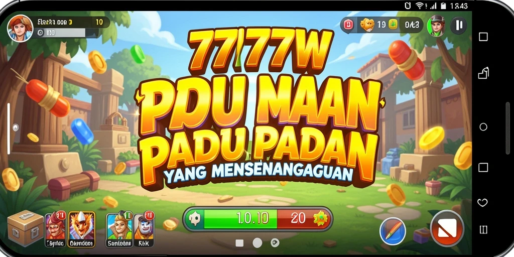 Gameplay seru dengan pencocokan item di 7777W.