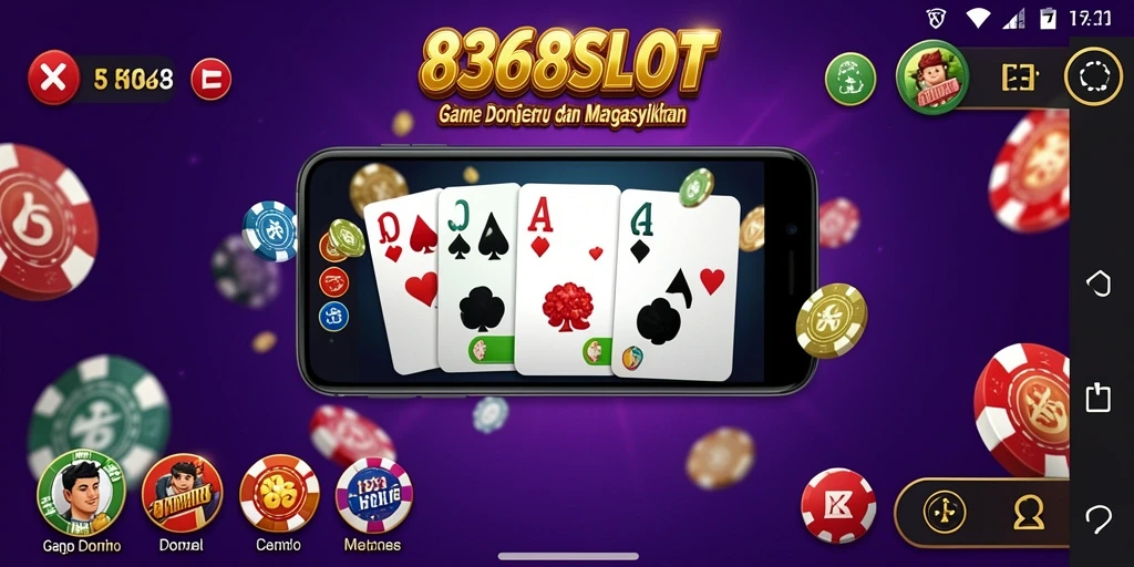 Screenshot gameplay 8368SLOT yang menampilkan keseruan permainan Domino.