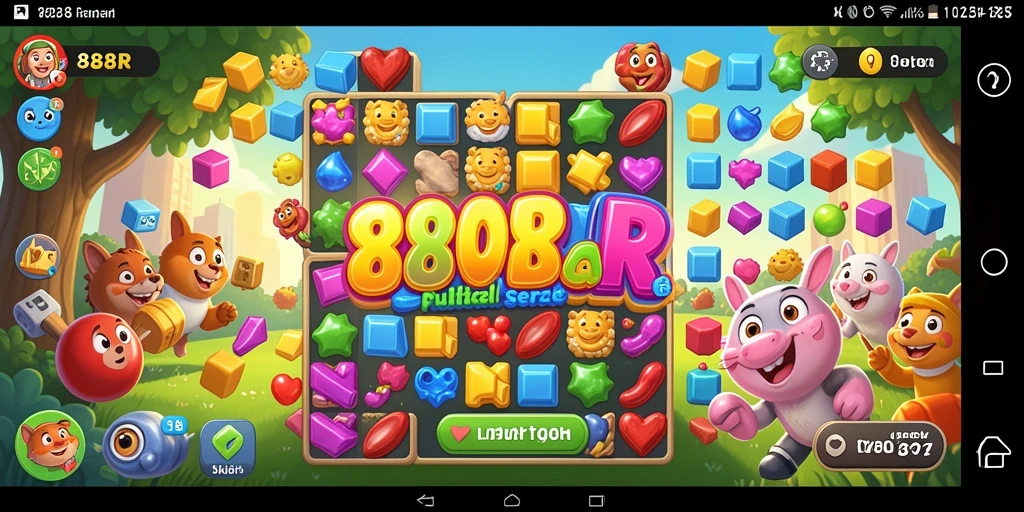 Tampilan gameplay seru dan menantang dari 888R.