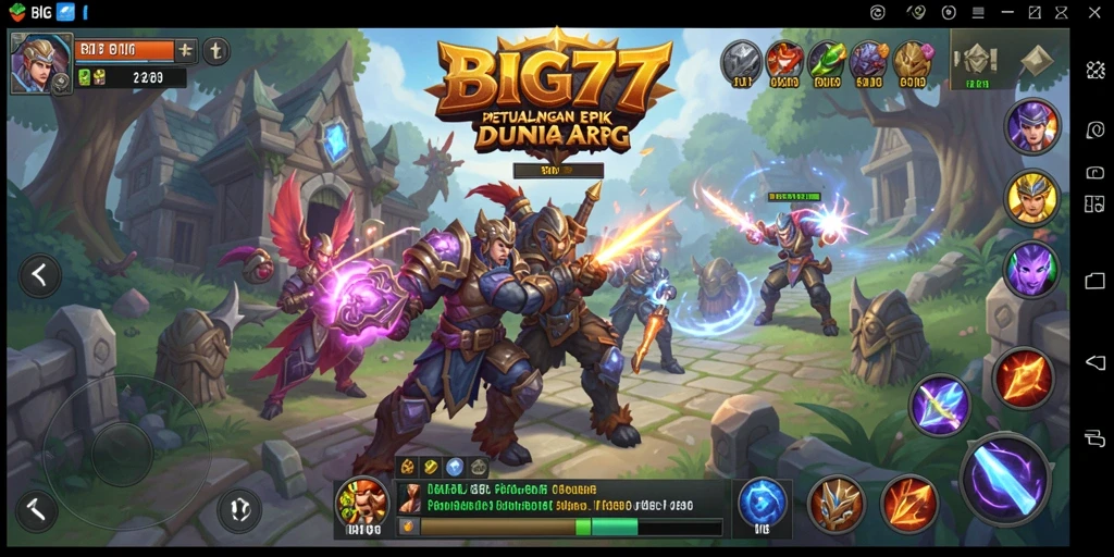 Gameplay menarik di dunia petualangan ARPG yang luas.