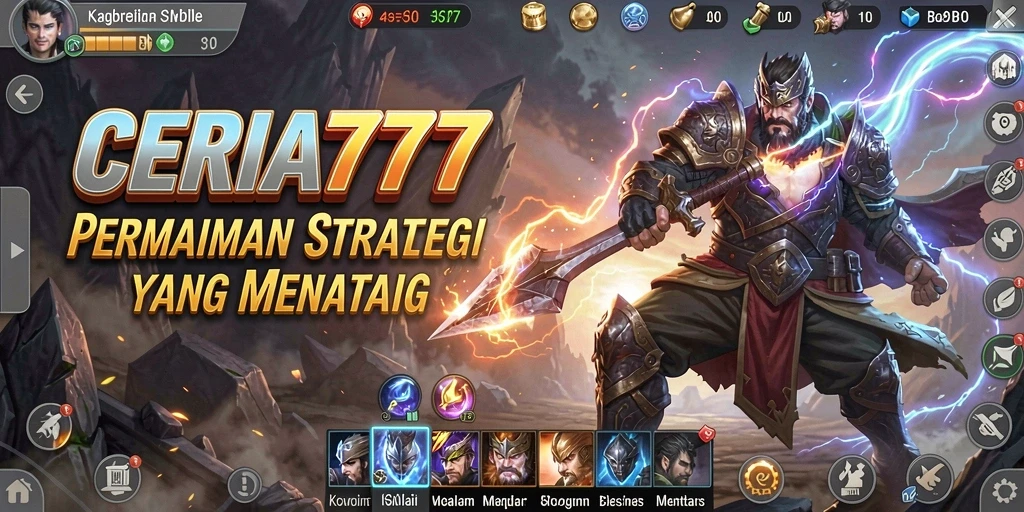 Tampilan menarik dari gameplay CERIA777 dengan berbagai strategi yang diterapkan.