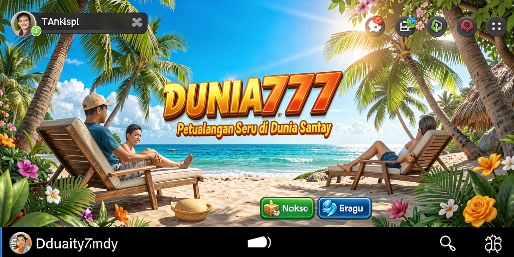 Tangkapan layar menunjukkan gameplay menarik DUNIA777.