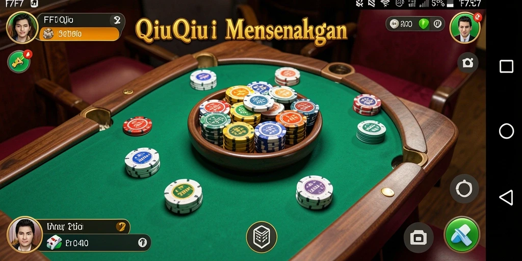 Tampilan gameplay F7F7 yang mengasyikkan dalam QiuQiu.