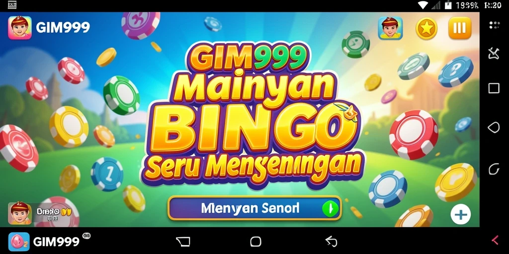 Tampilan menarik dari gameplay Bingo GIM999 yang seru.