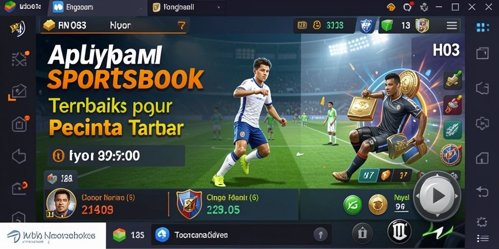 Tampilan antarmuka H03 yang menawan dan menarik untuk taruhan olahraga.