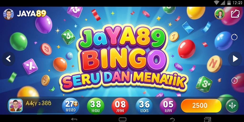 Tampilan gameplay Bingo yang menarik dan interaktif di JAYA89.