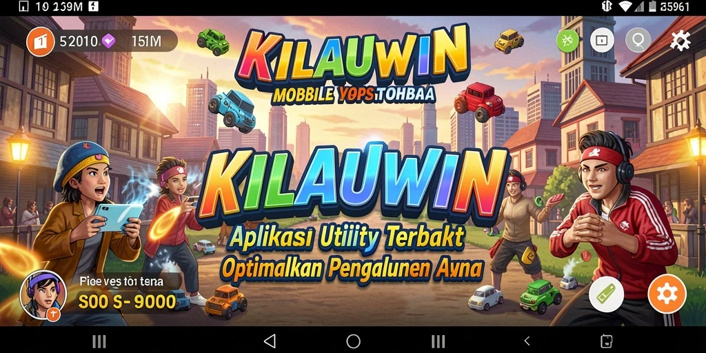 Screenshot utama KILAUWIN menampilkan tampilan antarmuka yang intuitif untuk manajemen tugas.
