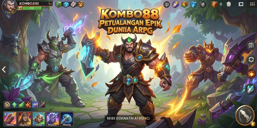 Tampilan gameplay seru dan menegangkan di dunia KOMBO88.