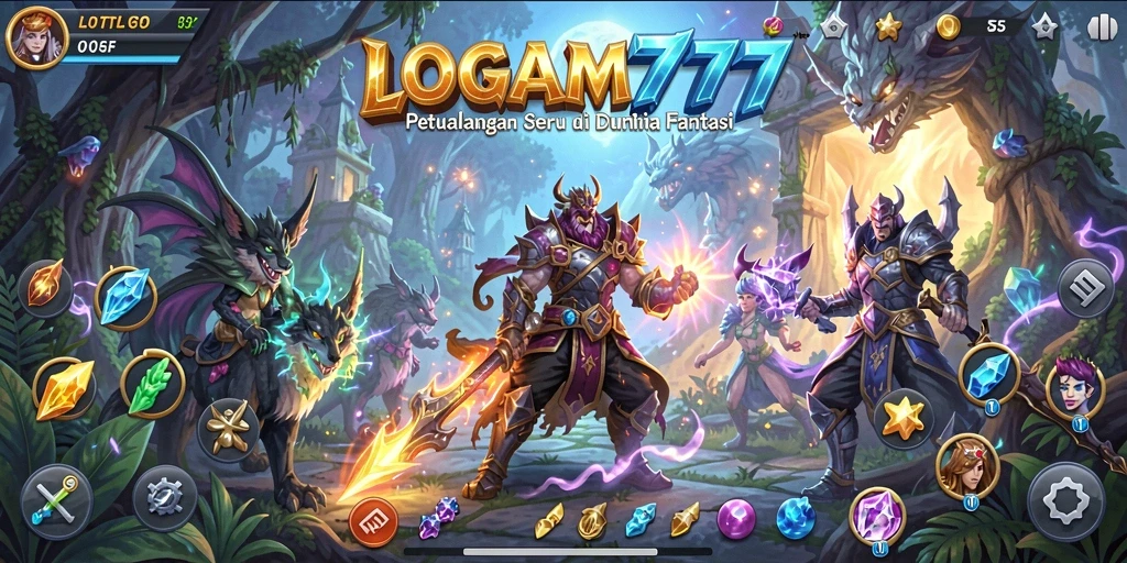 Tangkapan layar LOGAM777 yang menunjukkan aksi seru dalam petualangan.