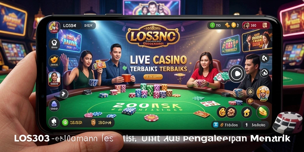Tampilan gameplay menarik di LOS303 dalam Live Casino.