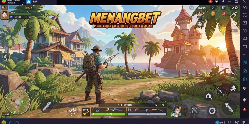 Tampilan gameplay <strong>MENANGBET</strong> yang menakjubkan di dunia terbuka.