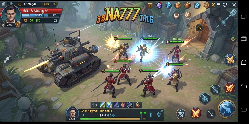 Tampilan gameplay NA777 yang epik dan strategis.