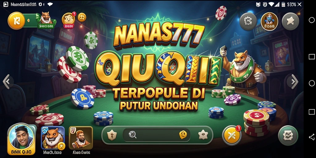 Gameplay QiuQiu yang seru dan interaktif di NANAS777.