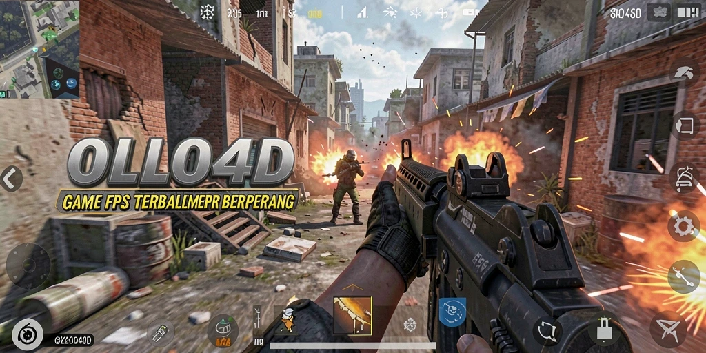 Tampilan gameplay seru dari OLLO4D dengan aksi tempur yang mendebarkan.