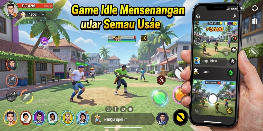 Tampilan gameplay POA88 dengan mekanisme Idle yang menarik.