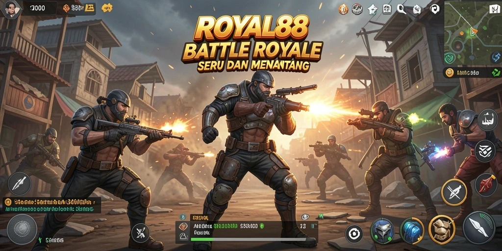 Gameplay seru di ROYAL88 dengan aksi tempur intens.