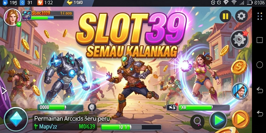 Tampilan gameplay SLOT39 yang penuh warna dan menyenangkan.