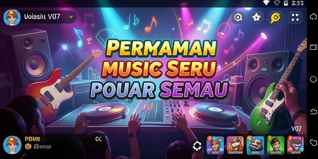 Tampilan permainan V07 dengan gameplay interaktif dan seru.