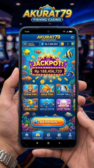 Tampilan antarmuka aplikasi akurat79 yang user-friendly.
